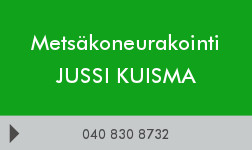 Metsäkoneurakointi Jussi Kuisma logo